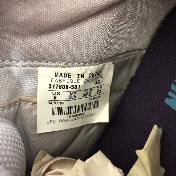 Nike Blazer Hightop Purple Gray & Blue Women’s Sneakers Size 6 - Picture 10 of 11